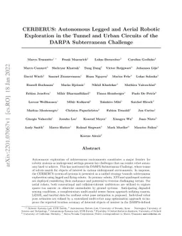 CERBERUS: Autonomous Legged and Aerial Robotic Exploration in the Tunnel
  and Urban Circuits of the DARPA Subterranean Challenge