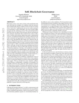 SoK: Blockchain Governance