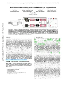 Real-Time Gaze Tracking with Event-Driven Eye Segmentation