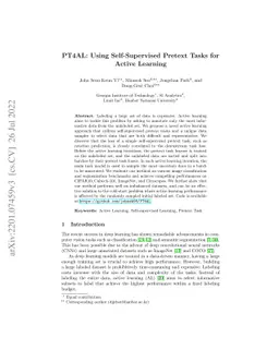 PT4AL: Using Self-Supervised Pretext Tasks for Active Learning