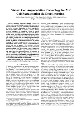 Virtual Coil Augmentation Technology for MR Coil Extrapolation via Deep
  Learning