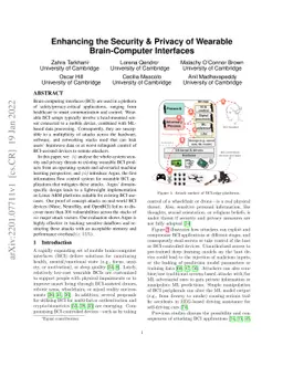 Enhancing the Security & Privacy of Wearable Brain-Computer Interfaces