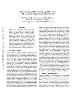 Summarising and Comparing Agent Dynamics with Contrastive Spatiotemporal
  Abstraction