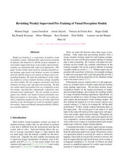 Revisiting Weakly Supervised Pre-Training of Visual Perception Models