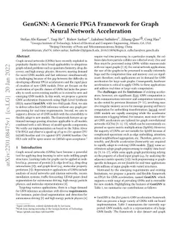 GenGNN: A Generic FPGA Framework for Graph Neural Network Acceleration