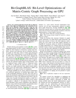 Bit-GraphBLAS: Bit-Level Optimizations of Matrix-Centric Graph
  Processing on GPU