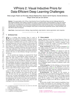 VIPriors 2: Visual Inductive Priors for Data-Efficient Deep Learning
  Challenges