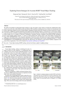 Exploring Fusion Strategies for Accurate RGBT Visual Object Tracking