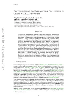 Deconfounding to Explanation Evaluation in Graph Neural Networks