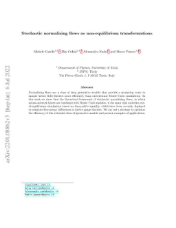 Stochastic normalizing flows as non-equilibrium transformations