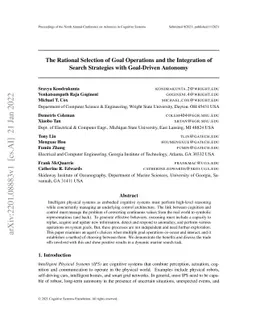 The Rational Selection of Goal Operations and the Integration ofSearch
  Strategies with Goal-Driven Autonomy
