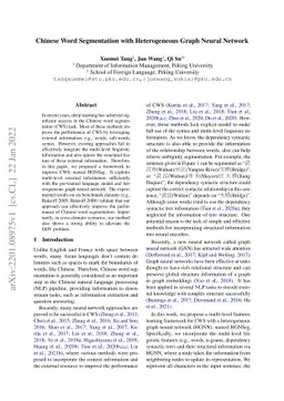 Chinese Word Segmentation with Heterogeneous Graph Neural Network