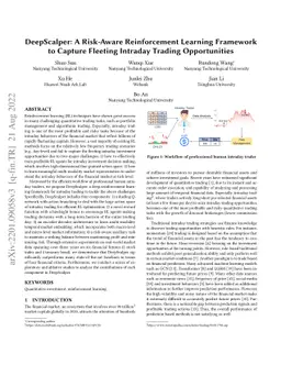 DeepScalper: A Risk-Aware Reinforcement Learning Framework to Capture
  Fleeting Intraday Trading Opportunities