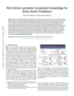 Rich Action-semantic Consistent Knowledge for Early Action Prediction