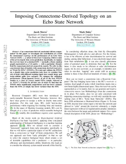 Imposing Connectome-Derived Topology on an Echo State Network