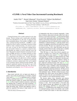 vCLIMB: A Novel Video Class Incremental Learning Benchmark