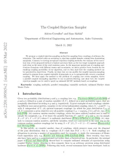 The Coupled Rejection Sampler