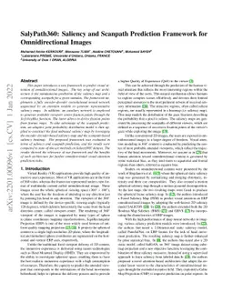 SalyPath360: Saliency and Scanpath Prediction Framework for
  Omnidirectional Images
