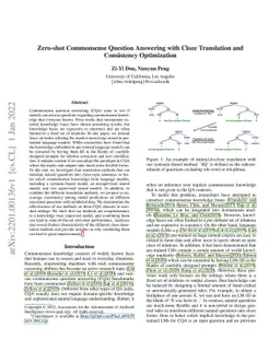 Zero-shot Commonsense Question Answering with Cloze Translation and
  Consistency Optimization