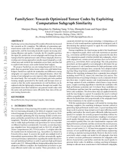 FamilySeer: Towards Optimized Tensor Codes by Exploiting Computation
  Subgraph Similarity