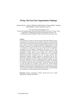 FUSeg: The Foot Ulcer Segmentation Challenge