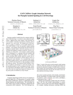 GAT-CADNet: Graph Attention Network for Panoptic Symbol Spotting in CAD
  Drawings