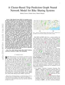 A Cluster-Based Trip Prediction Graph Neural Network Model for Bike
  Sharing Systems
