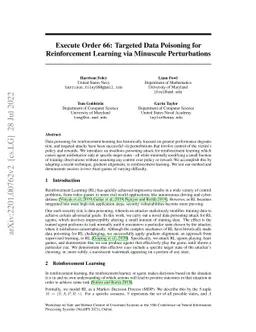 Execute Order 66: Targeted Data Poisoning for Reinforcement Learning