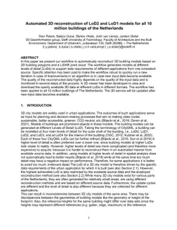 Automated 3D reconstruction of LoD2 and LoD1 models for all 10 million
  buildings of the Netherlands