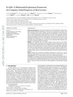 ExAID: A Multimodal Explanation Framework for Computer-Aided Diagnosis
  of Skin Lesions