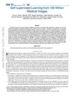 Self-supervised Learning from 100 Million Medical Images