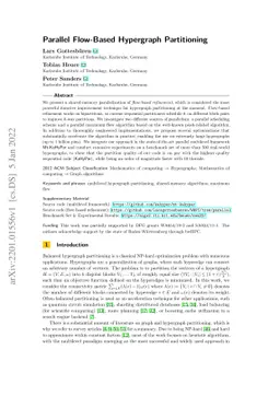 Parallel Flow-Based Hypergraph Partitioning