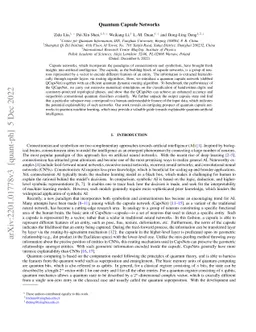 Quantum Capsule Networks