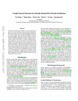 Graph Neural Networks for Double-Strand DNA Breaks Prediction