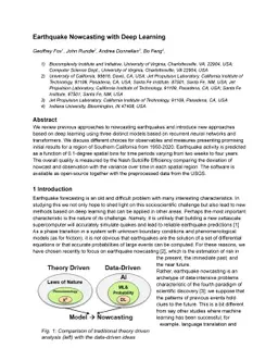 Earthquake Nowcasting with Deep Learning