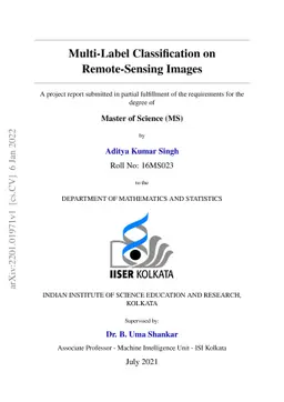 Multi-Label Classification on Remote-Sensing Images
