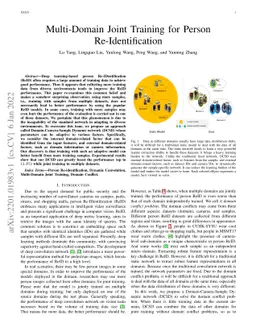 Multi-Domain Joint Training for Person Re-Identification