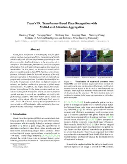 TransVPR: Transformer-based place recognition with multi-level attention
  aggregation