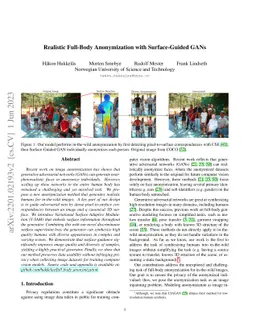 Realistic Full-Body Anonymization with Surface-Guided GANs