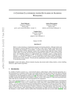 k-Center Clustering with Outliers in Sliding Windows