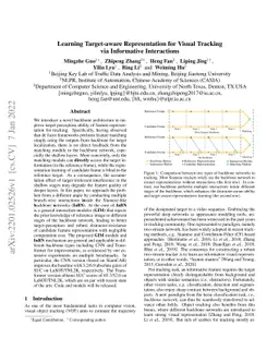 Learning Target-aware Representation for Visual Tracking via Informative
  Interactions