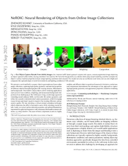 NeROIC: Neural Rendering of Objects from Online Image Collections