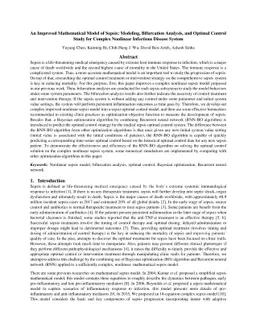 An Improved Mathematical Model of Sepsis: Modeling, Bifurcation
  Analysis, and Optimal Control Study for Complex Nonlinear Infectious Disease
  System