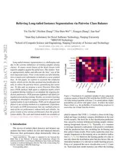 Relieving Long-tailed Instance Segmentation via Pairwise Class Balance