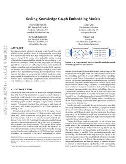 Scaling Knowledge Graph Embedding Models
