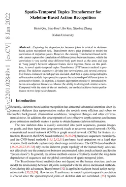 Spatio-Temporal Tuples Transformer for Skeleton-Based Action Recognition