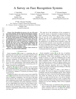 A Survey on Face Recognition Systems
