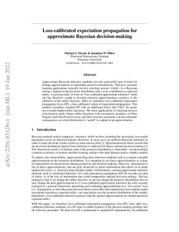 Loss-calibrated expectation propagation for approximate Bayesian
  decision-making