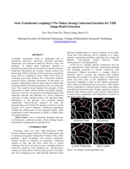 Swin Transformer coupling CNNs Makes Strong Contextual Encoders for VHR
  Image Road Extraction
