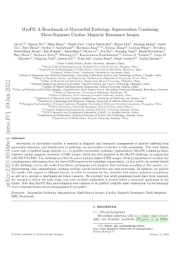 MyoPS: A Benchmark of Myocardial Pathology Segmentation Combining
  Three-Sequence Cardiac Magnetic Resonance Images